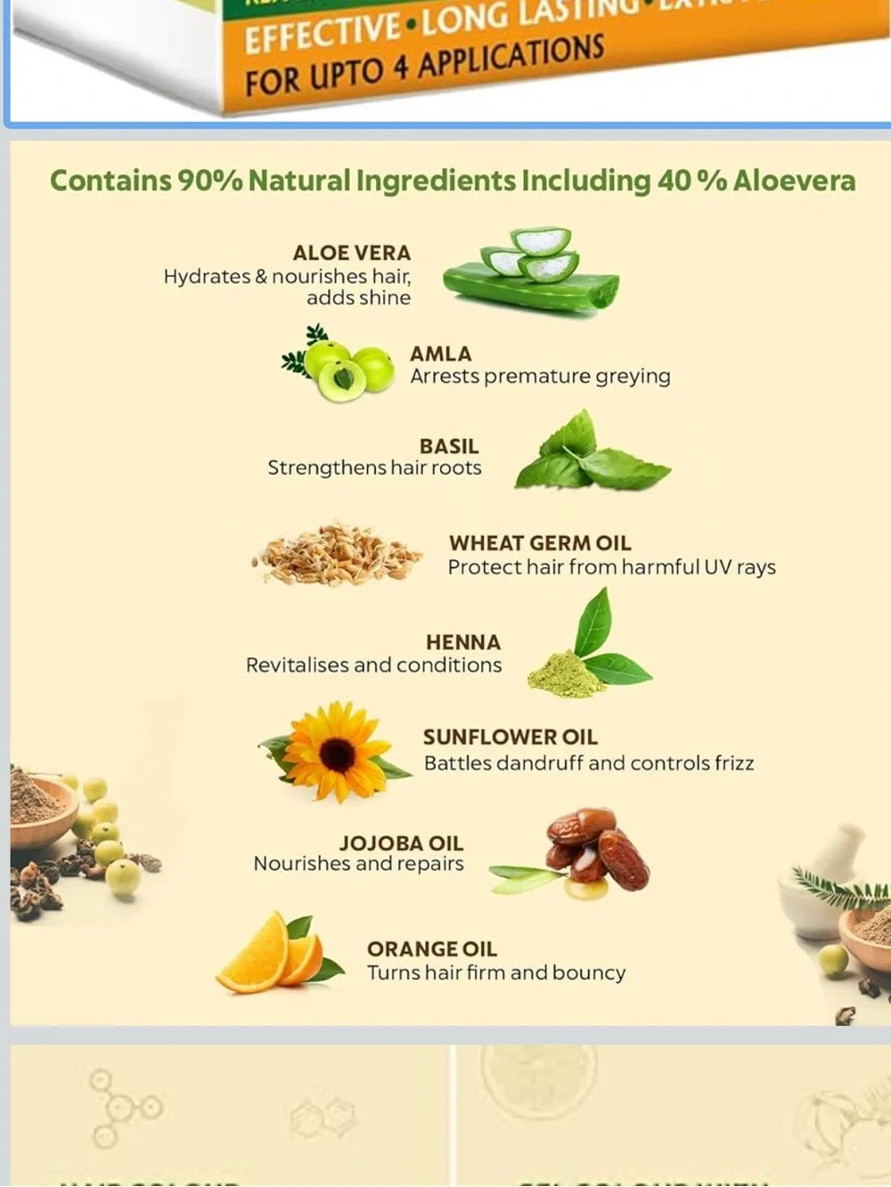 Indus Valley Natural Orhanic Damage Free Hair Gel Hair Color Vegan Cruelty Free